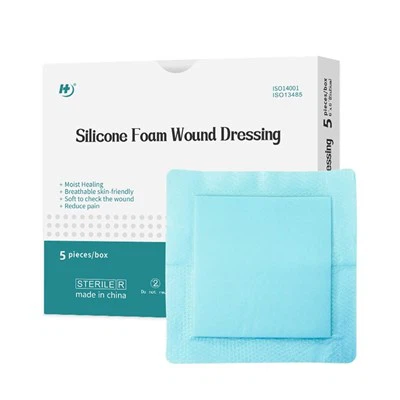 Siêu hấp thụ silicone Vết thương băng dính viền vết thương viền