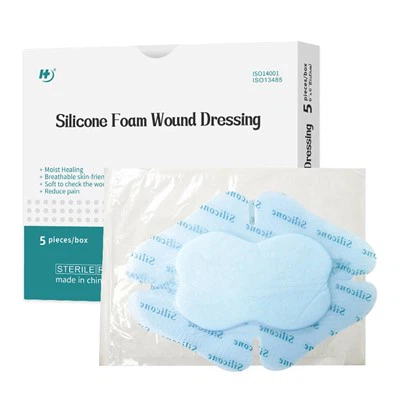 Băng xốp silicon với băng bó vết thương không thấm nước nhẹ nhàng