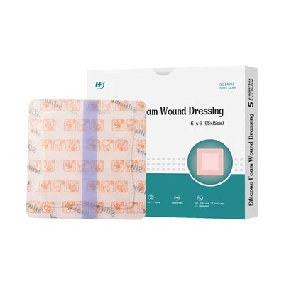 Bấm silicone không dính vô trùng băng silicone cho loét áp lực